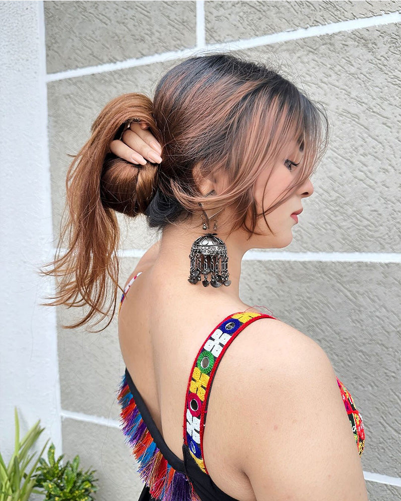 Navratri Special Red Color Chiffon Printed Lehenga Choli