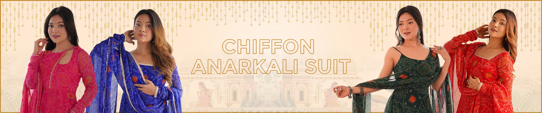 Chiffon Anarkali Suit