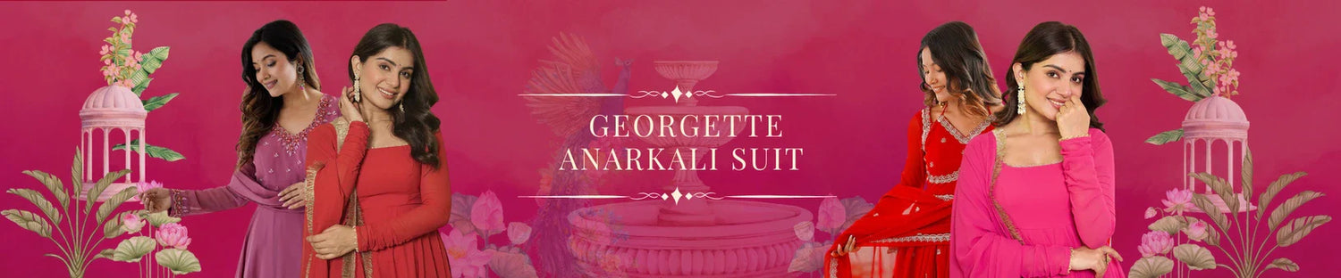 Georgette Anarkali Suit