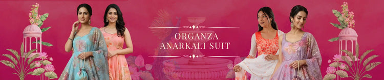 Organza Anarkali Suit