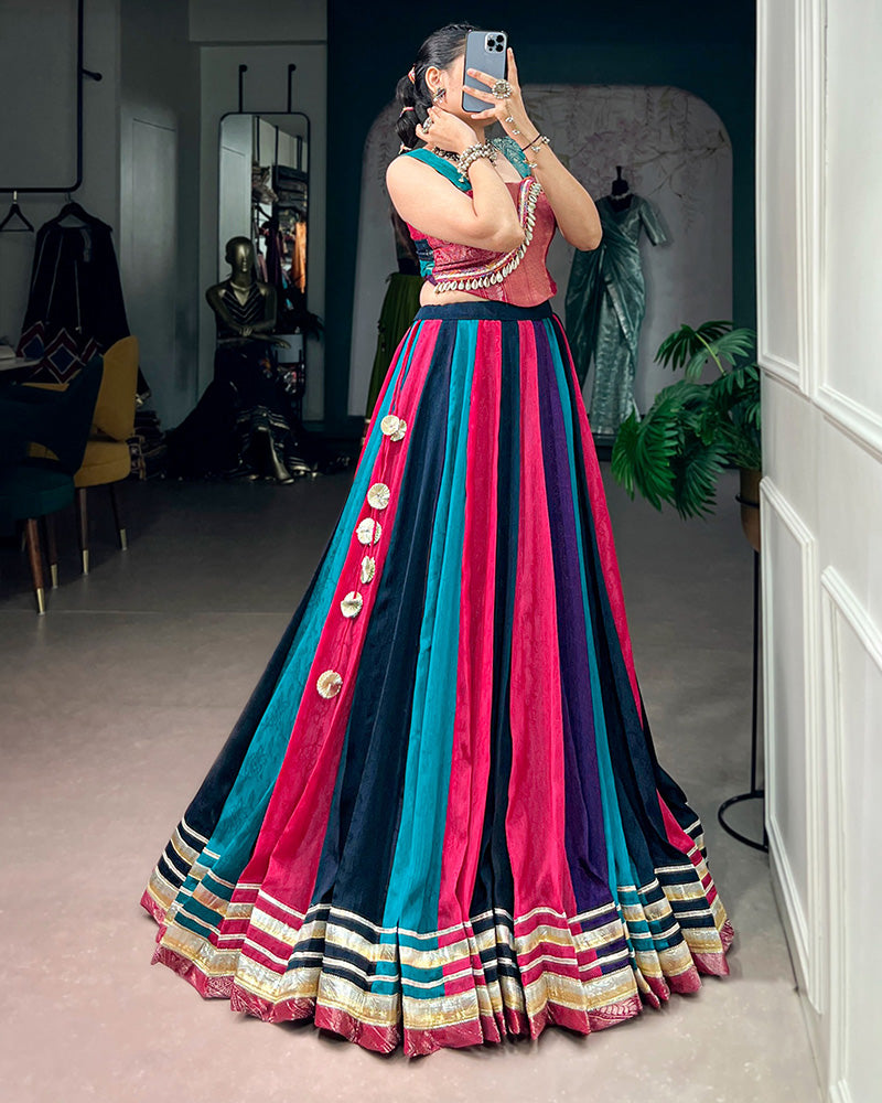 Colorful Multicolor Navratri Special Lehenga Choli