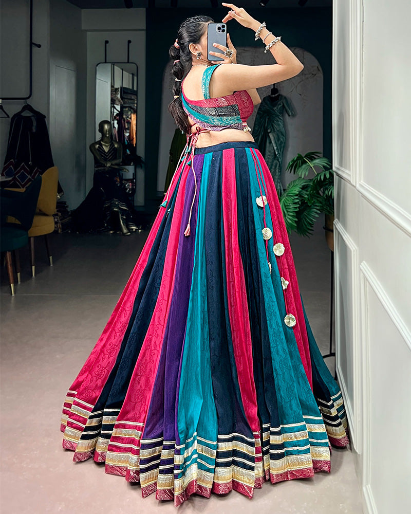 Colorful Multicolor Navratri Special Lehenga Choli