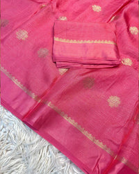 Black Color Viscose Soft Jute Khadi Saree