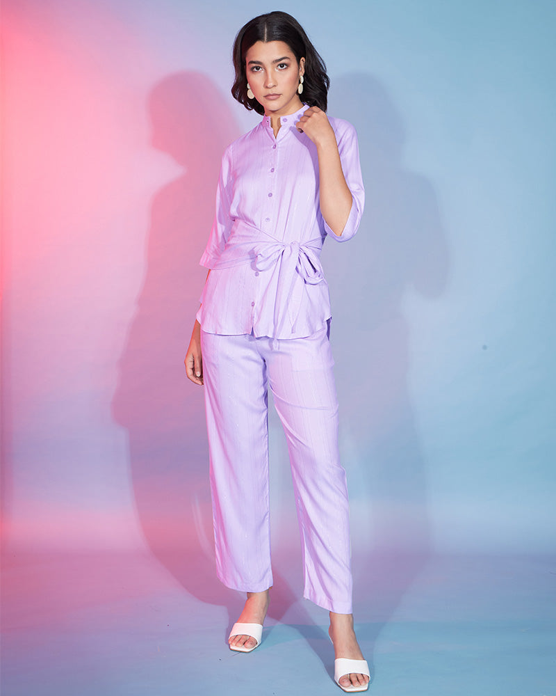 Fancy Design Onion Color Viscose Rayon Co-Ord Set