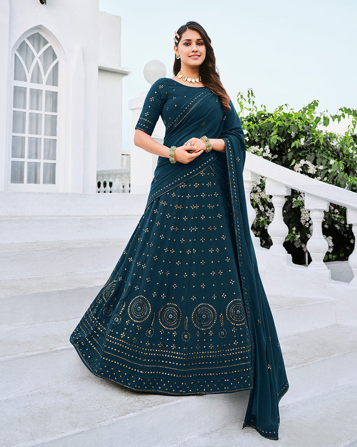 Rama Color Georgette Designer Lehenga Choli