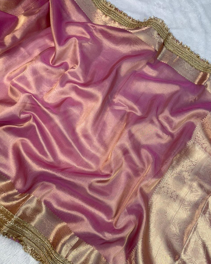 Jhanvi Kapoor Tissue Organza Silk Saree