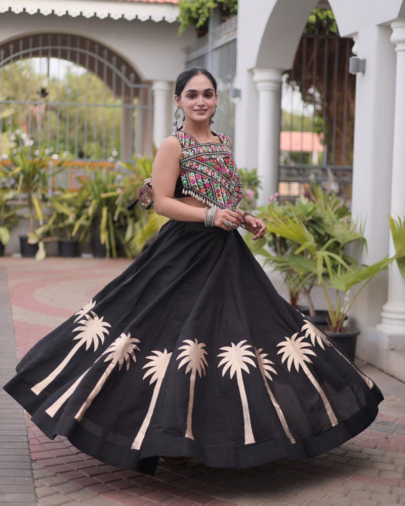 Six Color Roman Traditional Navratri Wear Lehenga Choli