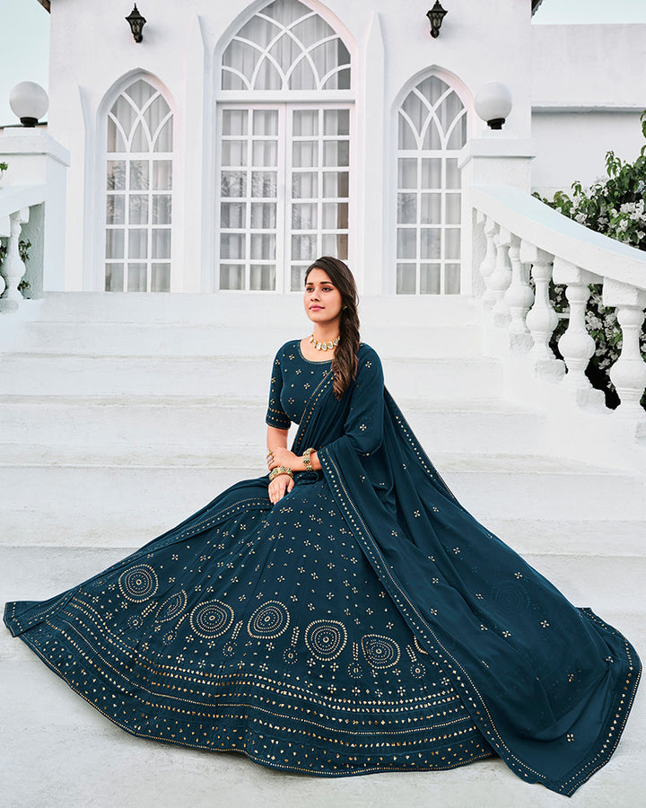 Rama Color Georgette Designer Lehenga Choli