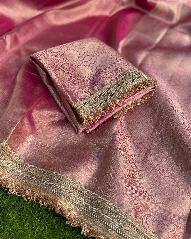 Jhanvi Kapoor Tissue Organza Silk Saree