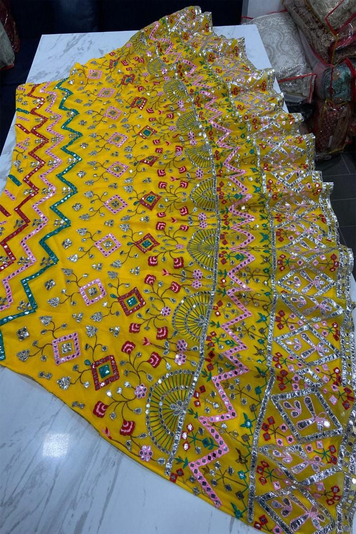 Special For Haldi Function Embroidery Work Lehenga Choli