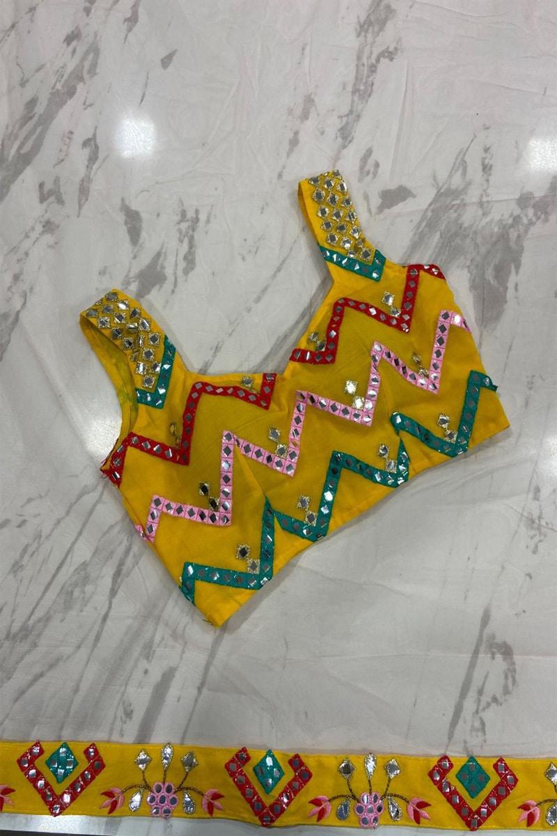 Special For Haldi Function Embroidery Work Lehenga Choli
