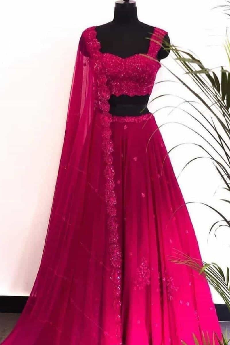 Victoria Pink Lehenga Choli