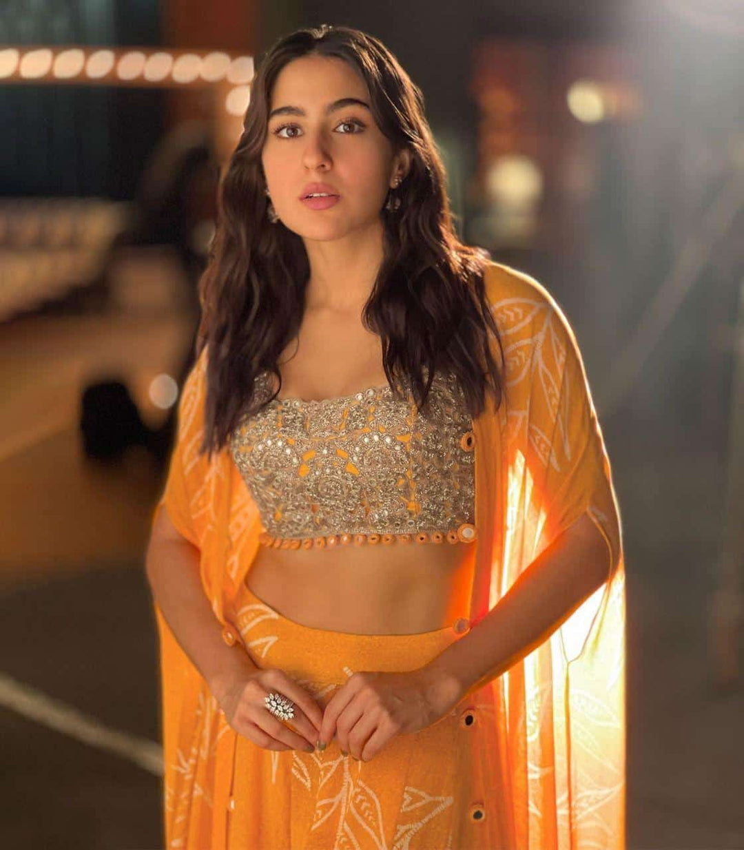 Organza Sara Ali Khan Lehenga Choli