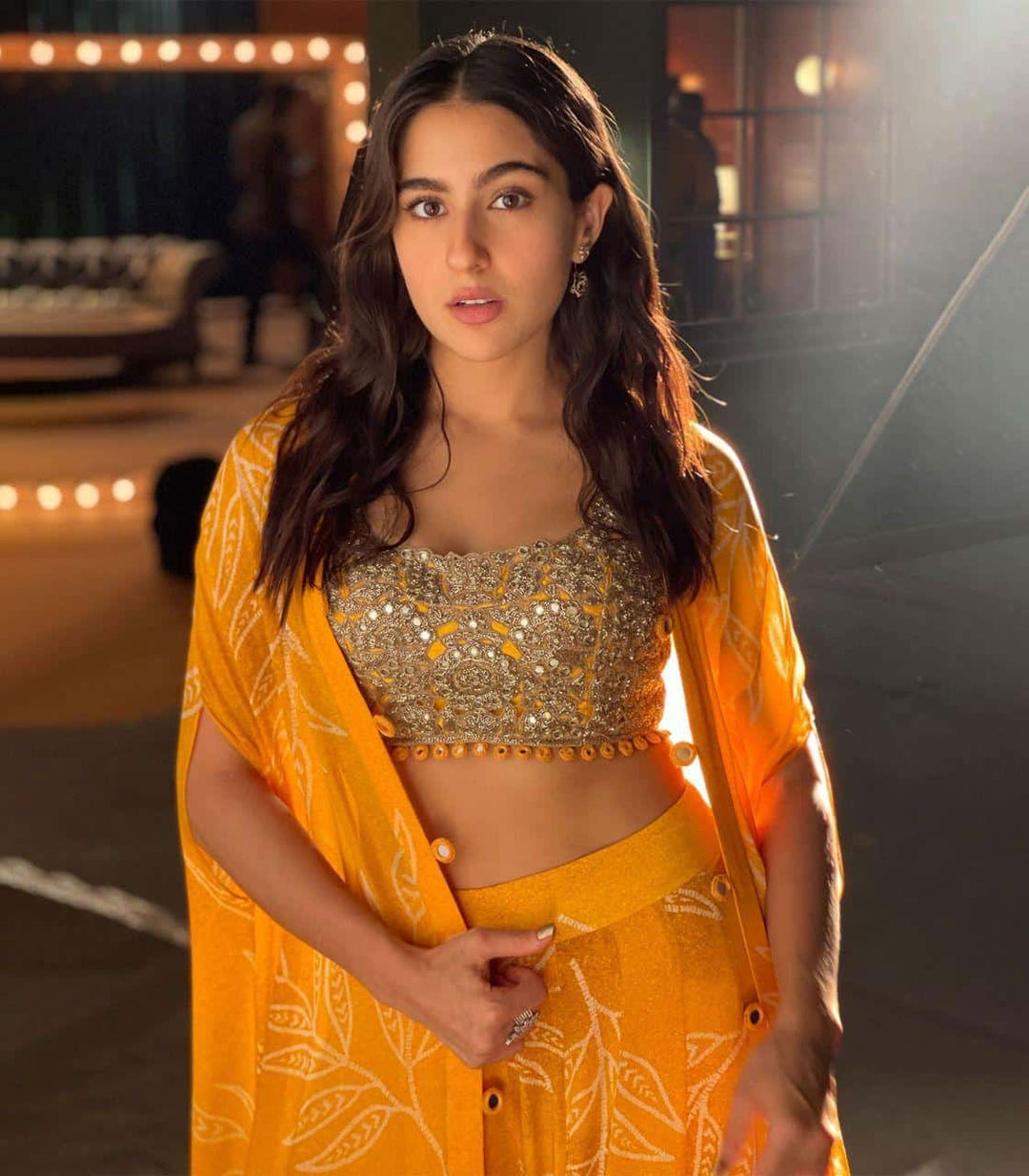 Organza Sara Ali Khan Lehenga Choli