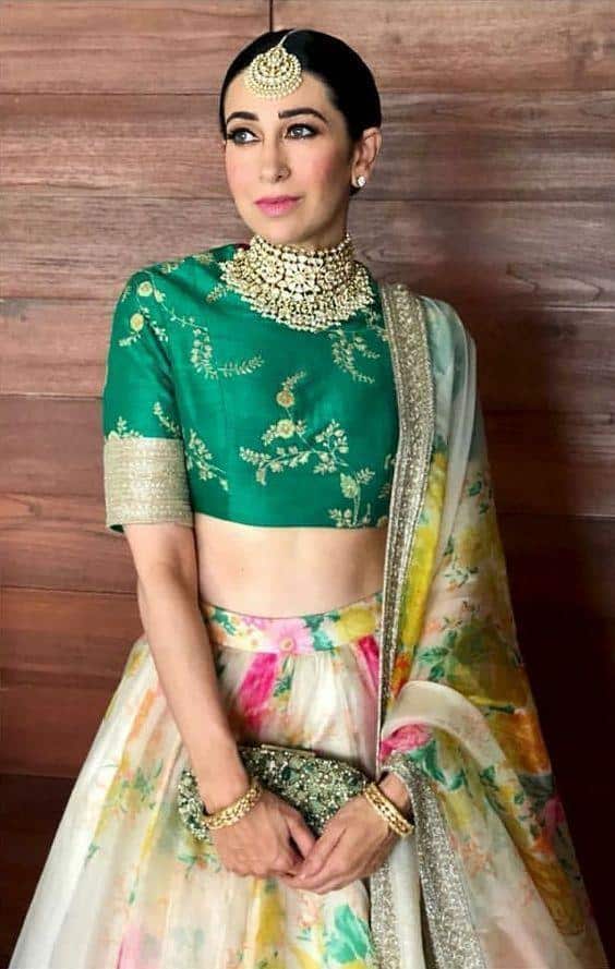 Karishma Kapoor Organza Bridal Lehenga Choli